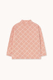 Tinycottons Flower Grid Rib Mockneck
