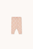 Tinycottons Pink Flower Grid Crossed Body + Legging Set