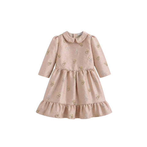 C'era Una Volta Pink Long Sleeve Lylas Dress