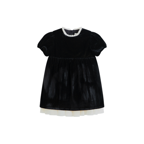 C'era Una Volta Black Velvet Ginevra Dress