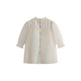 C'era Una Volta Baby Cream Tulle Martina Dress