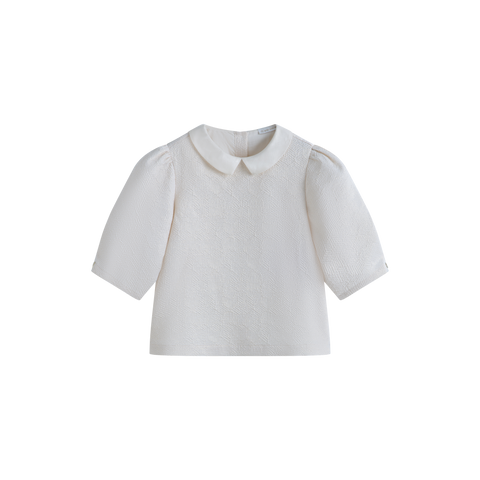 C'era Una Volta Cream Rebecca Top