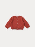 Bene Bene Baby Brick Red Adorable Short Cardigan