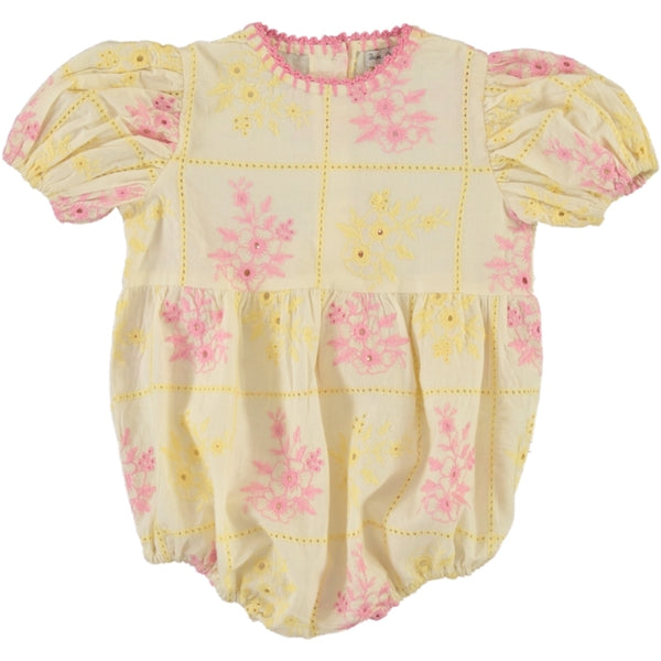 Bebe Organic Alba Patchwork Romper