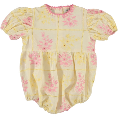 Bebe Organic Alba Patchwork Romper