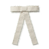 Halo Luxe Ecru Amara Deconstructed Woolen Long Tail Clip