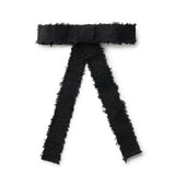 Halo Luxe Black Amara Deconstructed Woolen Long Tail Clip