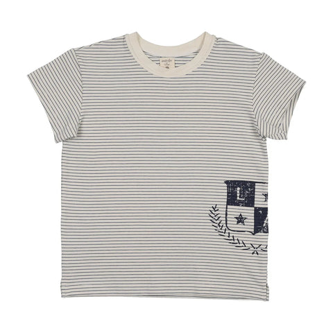 Lil Legs Blue Stripe Denim City Boys Tee DCBT-BSTR