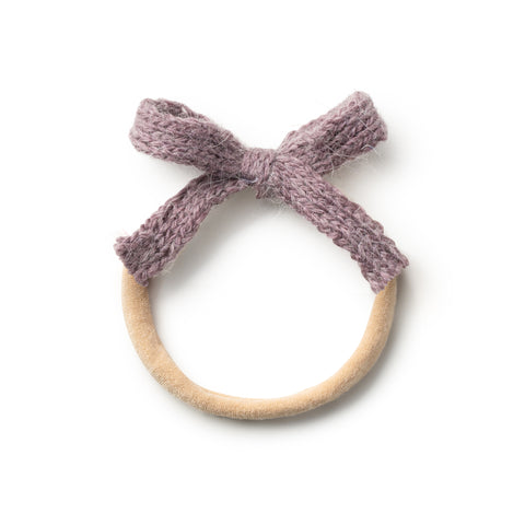 Halo Luxe Lilac Avery Ribbed Knit Baby Band