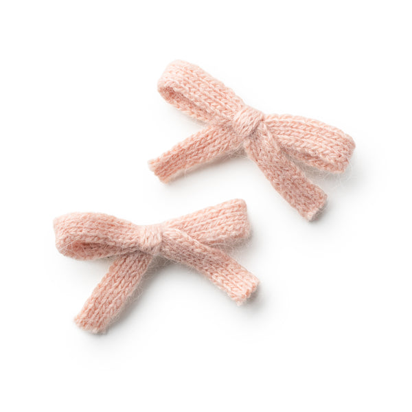 Halo Luxe Ballet Slipper Avery Ribbed Knit Double Clip Set