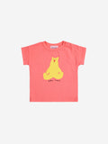 Bobo Choses Coral Hug Me Bear T-Shirt