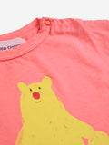 Bobo Choses Coral Hug Me Bear T-Shirt