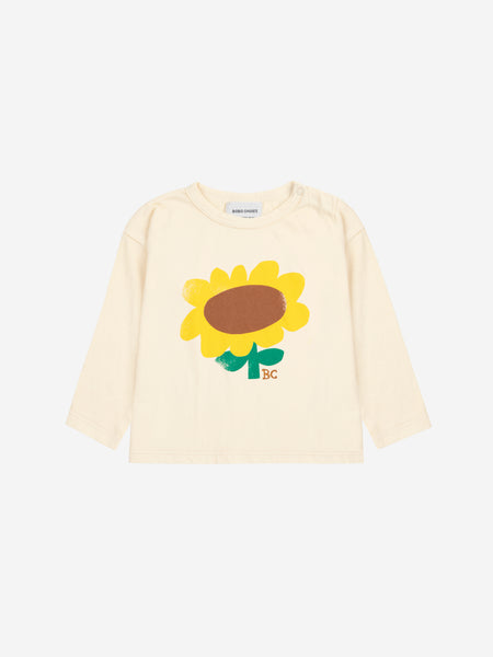 Bobo Choses Off White Sunflower T-Shirt