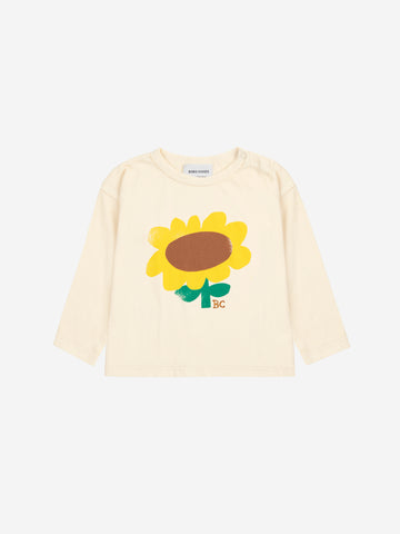 Bobo Choses Off White Sunflower T-Shirt