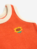 Bobo Choses Red Sunflower Terry Tank Top