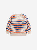 Bobo Choses Striped Terry Cloth Sweatshirt