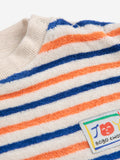 Bobo Choses Striped Terry Cloth Sweatshirt