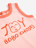 Bobo Choses Smiling Pink Playsuit