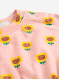 Bobo Choses Smiling Pink Sunflower All Over Baby Dress