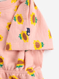Bobo Choses Smiling Pink Sunflower All Over Baby Dress