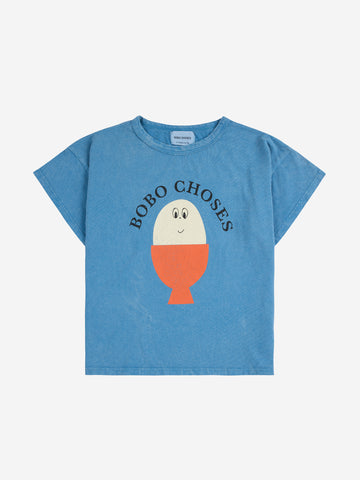 Bobo Choses Blue Morning Egg T-Shirt