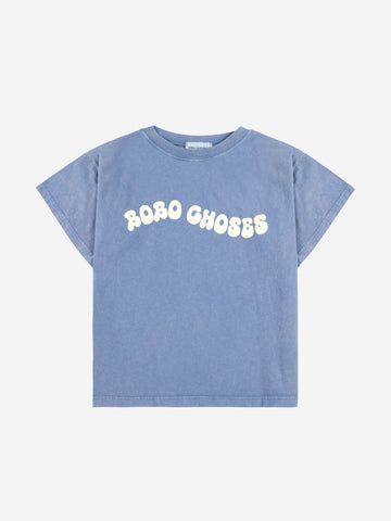 Bobo Choses Blue Wavy T-Shirt