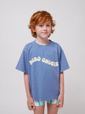 Bobo Choses Blue Wavy T-Shirt