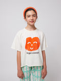 Bobo Choses Off White Joyful Face T-Shirt