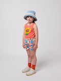 Bobo Choses Red Wavy Sunflower Tank Top