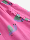 Bobo Choses Fuchsia Funny Snail All Over Woven Skirt