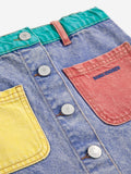 Bobo Choses Colorblock Denim Skirt