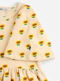 Bobo Choses Off White Sunflower All Over Dress