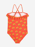 Bobo Choses Red Sunflower All Over Swimsuit