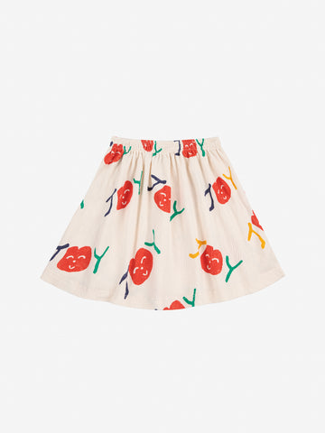 Bobo Choses Off White Smiling All Over Skirt