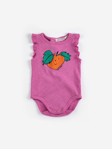 Bobo Choses Fuchsia Tangerine Ruffled Body