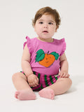 Bobo Choses Fuchsia Tangerine Ruffled Body