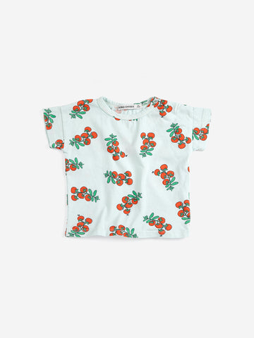 Bobo Choses Baby Light Blue Juicy Tomatoes All Over T-shirt