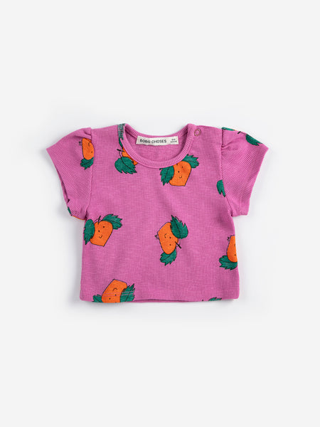 Bobo Choses Baby Fuchsia Tangerine All Over T-shirt