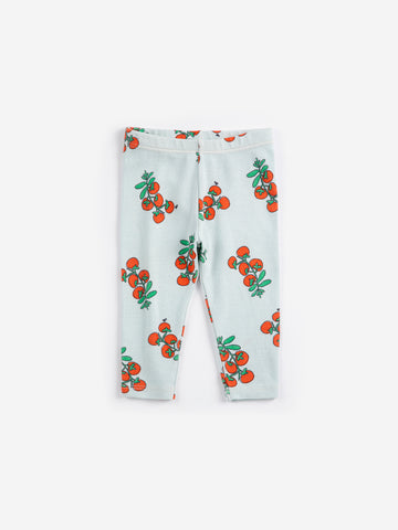 Bobo Choses Baby Light Blue Juicy Tomatoes All Over Leggings
