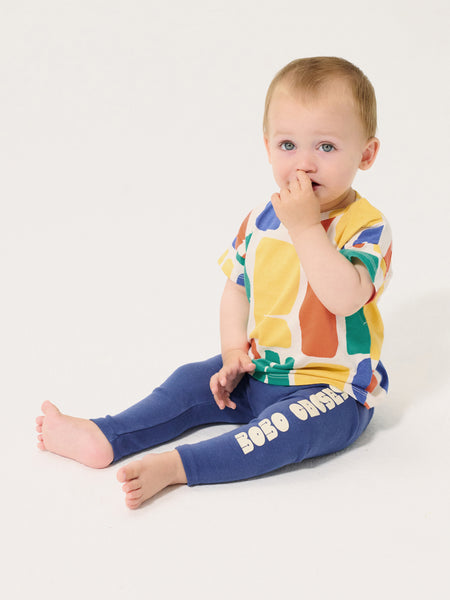 Bobo Choses Baby Prussian Blue Bobo Modern Leggings