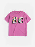 Bobo Choses Purple Spring Letters T-shirt
