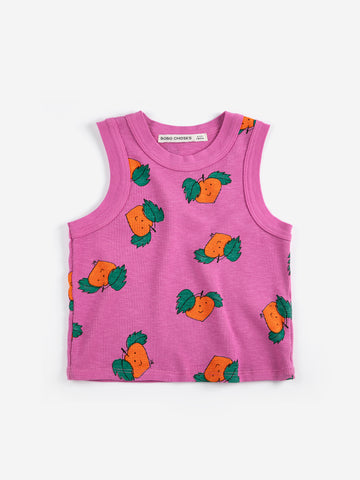 Bobo Choses Purple Tangerines All Over Tank Top