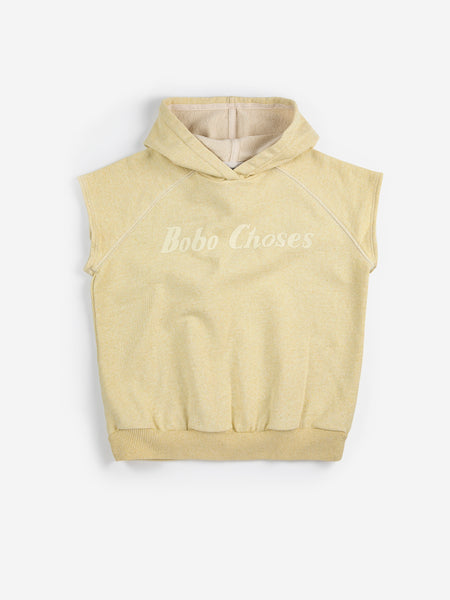 Bobo Choses Yellow Bobo Sleeveless Hoodie