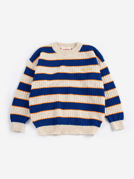 Bobo Choses Blue Bobo Striped Jumper