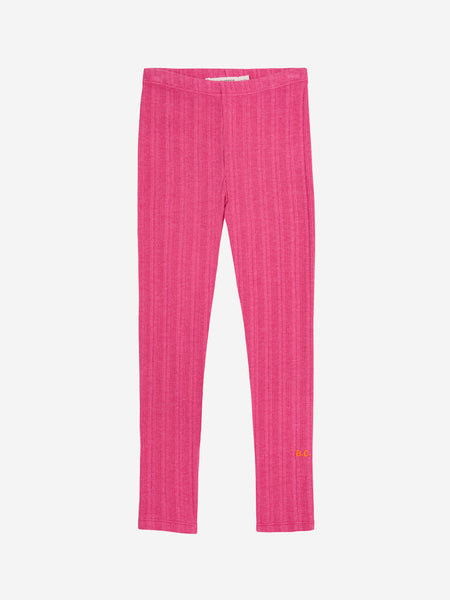 Bobo Choses Fuchsia BC Ribbed Leggings