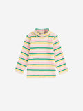 Bobo Choses Baby Multicolor Striped Turtle Neck T-shirt