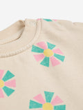 Bobo Choses Baby White Kaleidoscope All Over Sweatshirt