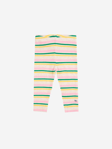 Bobo Choses Baby Multicolor Striped Leggings