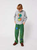 Bobo Choses Heather Grey Roll The Dice T-shirt