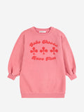Bobo Choses Pink Have Fun Sweatshirt Dress
